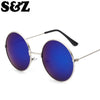 Fashion Round Metal Frame Sunglasses Men Women Retro