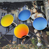 Fashion Round Metal Frame Sunglasses Men Women Retro