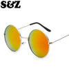 Fashion Round Metal Frame Sunglasses Men Women Retro