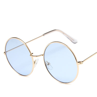 New Women Men Round Sunglasses Steampunk Shades