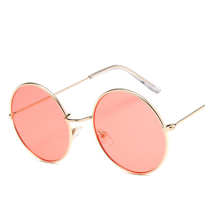 New Women Men Round Sunglasses Steampunk Shades