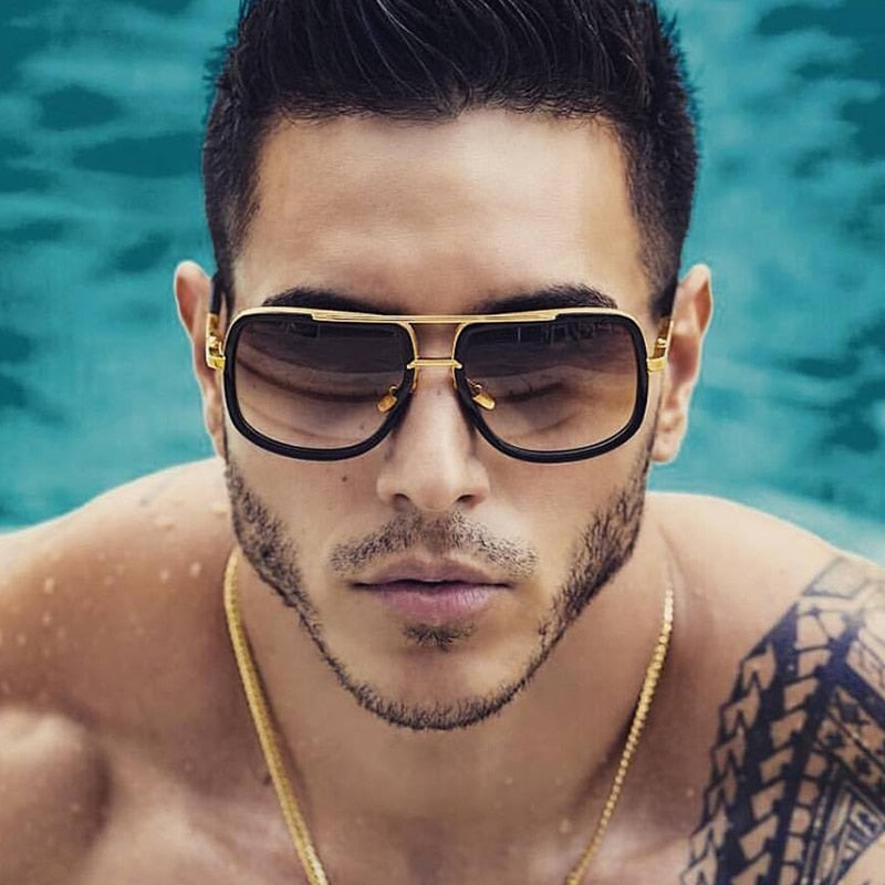 New Fashion Big Frame Sunglasses Men