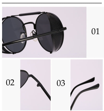Round Steampunk Sunglasses