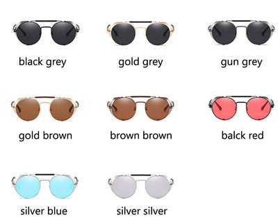 Round Steampunk Sunglasses