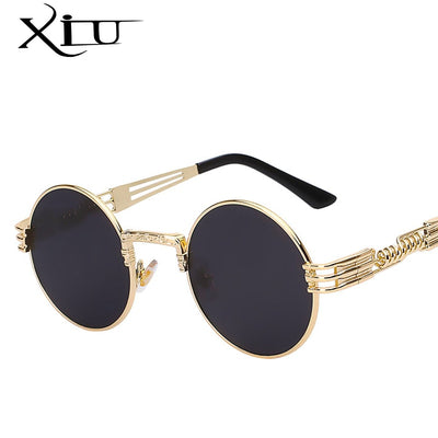 Steampunk Sunglasses Men Women Metal Wrap Eyeglasses
