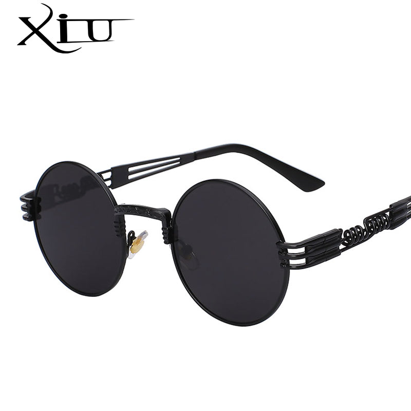 Steampunk Sunglasses Men Women Metal Wrap Eyeglasses