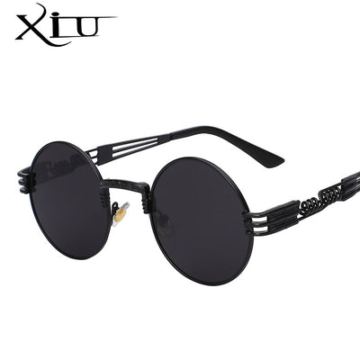 Steampunk Sunglasses Men Women Metal Wrap Eyeglasses