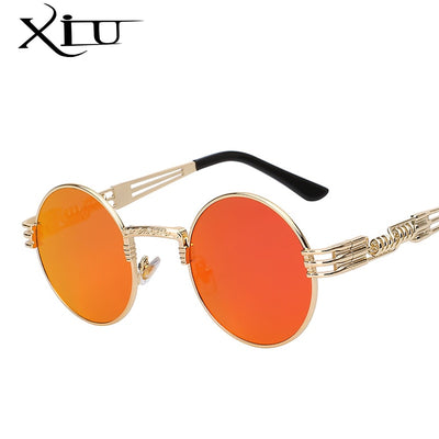 Steampunk Sunglasses Men Women Metal Wrap Eyeglasses