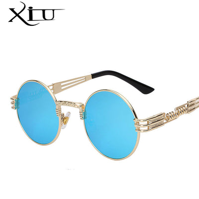 Steampunk Sunglasses Men Women Metal Wrap Eyeglasses
