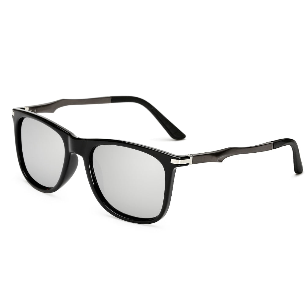 Rectangle Men Polarized Sunglasses Fashion Vintage