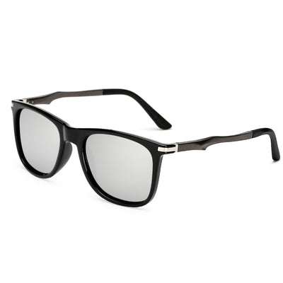 Rectangle Men Polarized Sunglasses Fashion Vintage