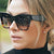 Vintage Cat Eye Oversized Sunglasses