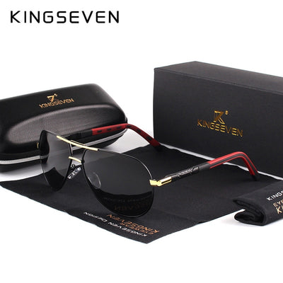 Men Vintage Aluminum Polarized Sunglasses Classic Sun glasses