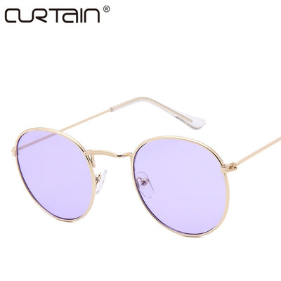 NEW retro round sunglasses women men brand designer
