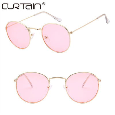 NEW retro round sunglasses women men brand designer