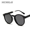 Retro Round Sunglasses Women Men Brand Design