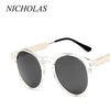 Retro Round Sunglasses Women Men Brand Design