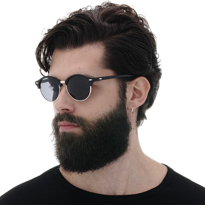 New Polarized Round Sunglasses Mens Womens Brand Designer
