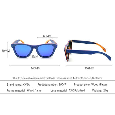 Fashion Wooden Sunglasses Men Polarizing Glasses