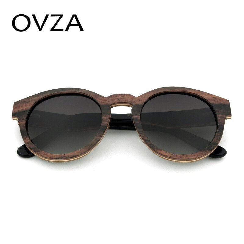 Retro Wood Sunglasses Mens Polarized Sunglasses