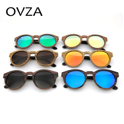 Retro Wood Sunglasses Mens Polarized Sunglasses