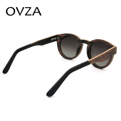 Retro Wood Sunglasses Mens Polarized Sunglasses