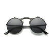 Women Men Brand Designer Retro Round Metal