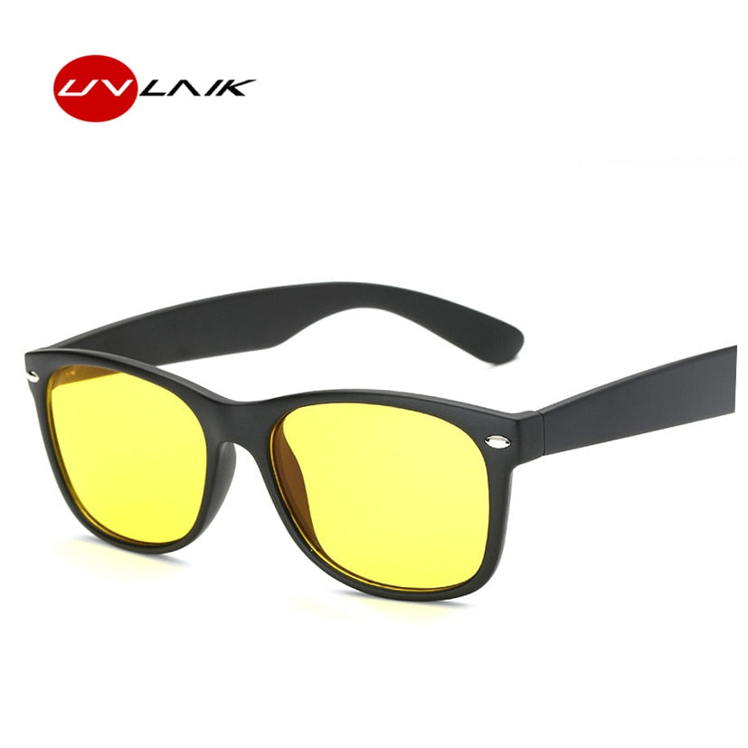 Yellow Night Vision Sunglasses Men Women