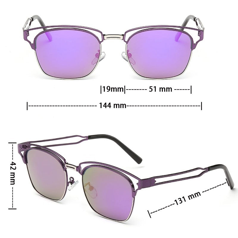 VEGA Unique Weird Sunglass Frame Ladies High End