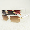Vintage Rimless Sunglasses for Men Carter Glasses Frames
