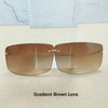 Vintage Rimless Sunglasses for Men Carter Glasses Frames
