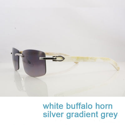 Nature Buffs Horn Sunglasses Men New Trend Fashion