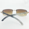 Nature Buffs Horn Sunglasses Men New Trend Fashion