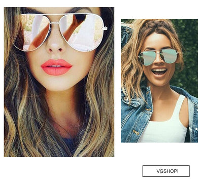 Classic Pilot Sunglasses For Women