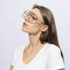 Sunglasses women brand designer luxury geometric