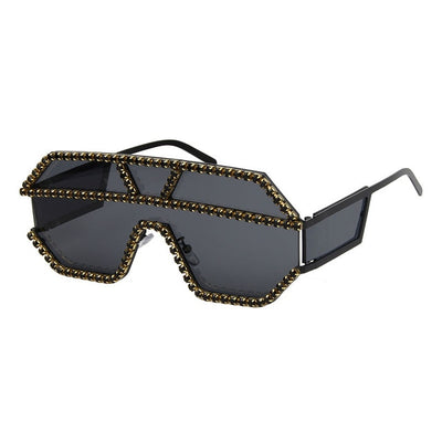 Sunglasses women brand designer luxury geometric