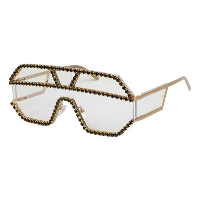 Sunglasses women brand designer luxury geometric