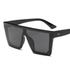 Square Frame Flat Top Sunglasses