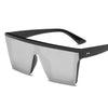 Square Frame Flat Top Sunglasses