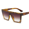 Square Frame Flat Top Sunglasses