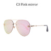 Luxury Brand Designer Female Rimless Sunglasses Aviation