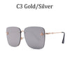 Luxury Brand Designer Female Rimless Sunglasses Aviation