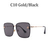Luxury Brand Designer Female Rimless Sunglasses Aviation