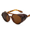 Steampunk Sunglasses Men Classic Brand Designer  Vintage
