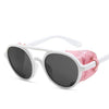 Steampunk Sunglasses Men Classic Brand Designer  Vintage