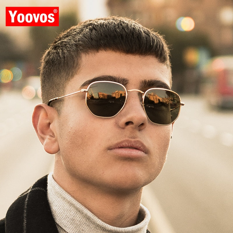 Vintage Polarized Sunglasses Men Classic Eyeglasses