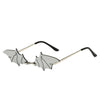Luxury Fashion Fire Flame Sunglasses Women Rimless