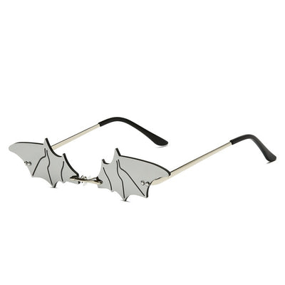 Luxury Fashion Fire Flame Sunglasses Women Rimless
