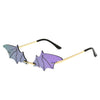 Luxury Fashion Fire Flame Sunglasses Women Rimless