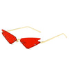 Luxury Fashion Fire Flame Sunglasses Women Rimless